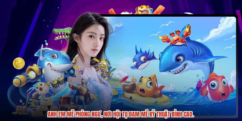 Anh em mê phòng ngư, nơi hội tụ đam mê kỹ thuật đỉnh cao.